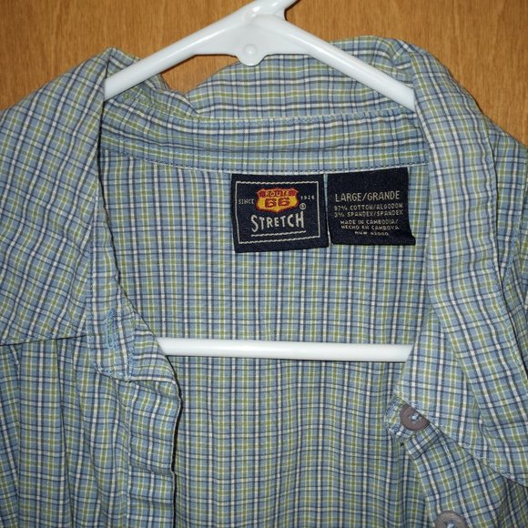 Cropped plaid polo buttonup - Picture 2 of 2